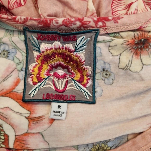 Johnny Was Halsey Toile Tunic Top - Picture 4 of 5